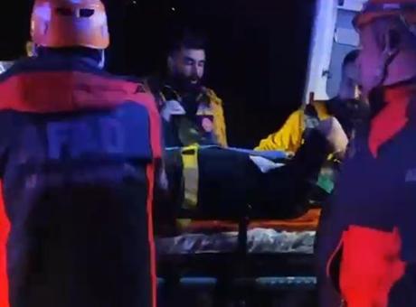 Elazığ’da otomobil şarampole yuvarlandı: 5 yaralı