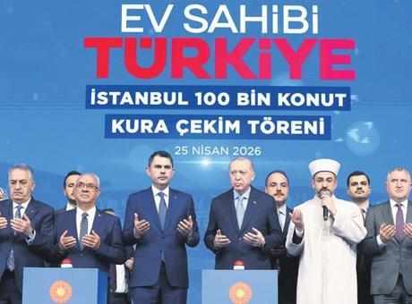 100 bin konutun kura çekimi başladı: ‘İstanbul’da çözüm kentsel dönüşümdür’