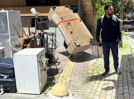 Avcılar’da Mısırlı kiracıya icra şoku! Ülkesinden döndü, eşyalarını sokakta buldu