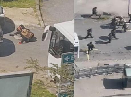 Beşiktaş'taki saldırı sırasında polislere yönelik alaycı ifade kullanan 8 kişi gözaltında