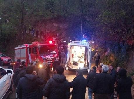 Ordu'da korkunç kaza! Uçuruma yuvarlanan araçta baba ve kızı hayatını kaybetti