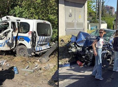 SON DAKİKA HABERİ: İzmir Bornova'da freni arızalanan TIR 9 araca çarptı