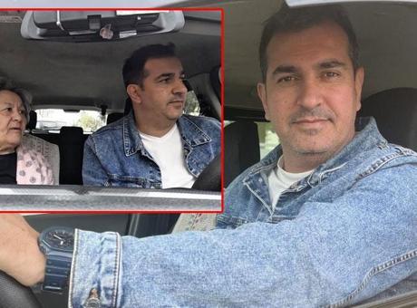 Türkiye bu taksiciyi konuşuyor! Herkesin gönlünü fethetti...