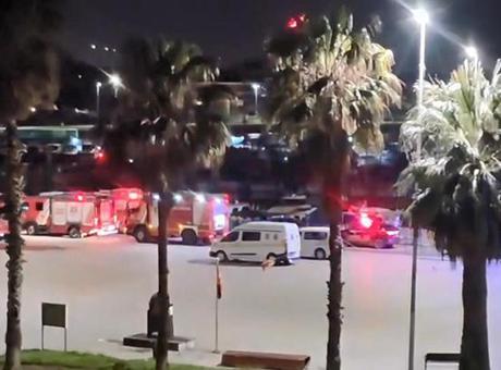 Yeşilköy'de yatta çıkan yangında 1 kişi hayatını kaybetti