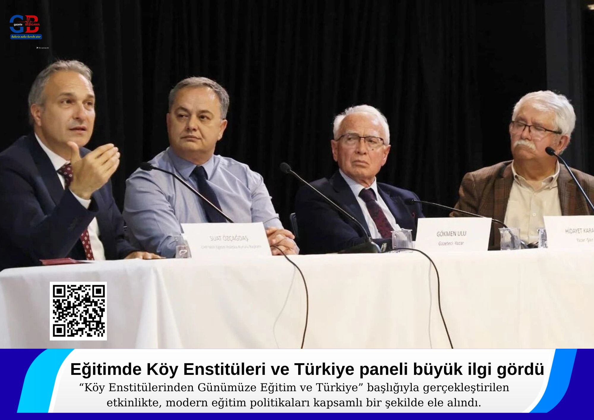 Eğitimde Köy Enstitüleri ve Türkiye paneli büyük ilgi gördü