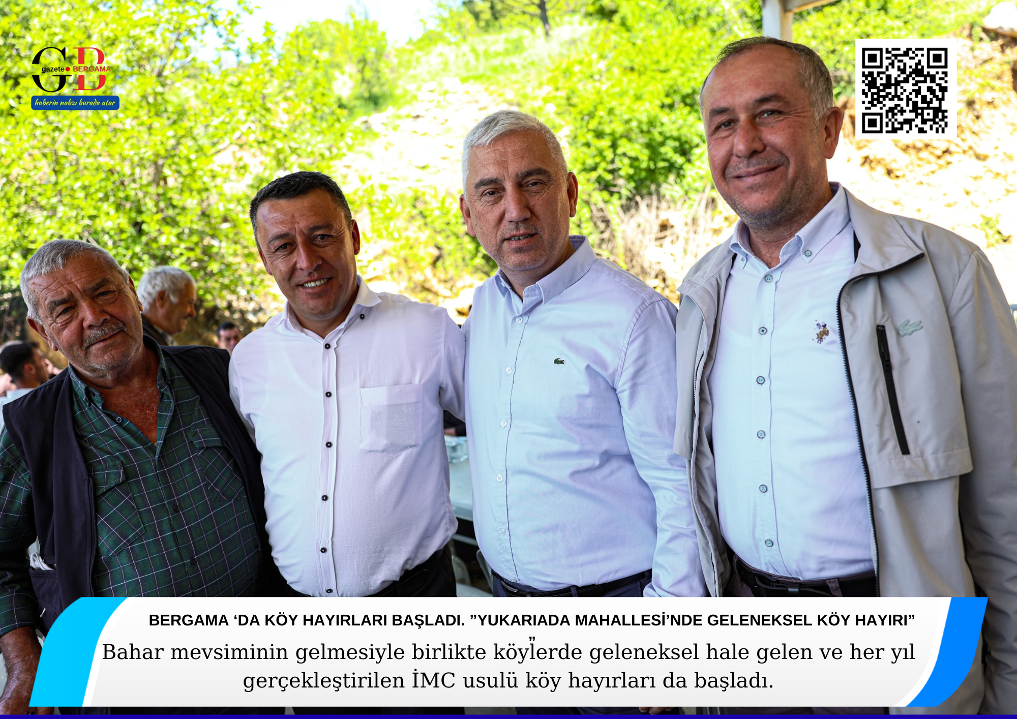 BERGAMA ‘DA KÖY HAYIRLARI BAŞLADI. ”YUKARIADA MAHALLESİ’NDE GELENEKSEL KÖY HAYIRI”