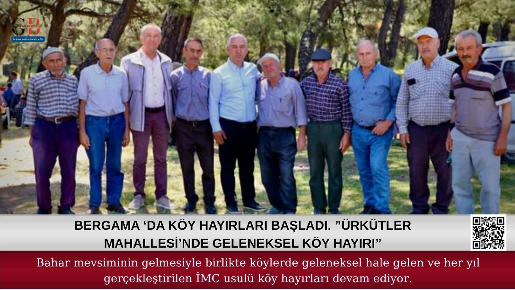BERGAMA ‘DA KÖY HAYIRLARI BAŞLADI. ”ÜRKÜTLER MAHALLESİ’NDE GELENEKSEL KÖY HAYIRI”