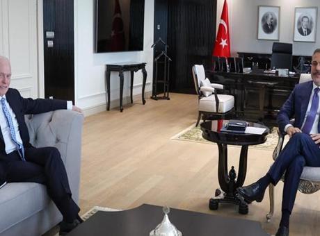 Dışişleri Bakanı Hakan Fidan, Kanada Başbakanı Kıdemli Danışmanı Morrison ile görüştü