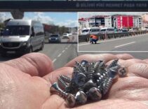 Yer: İstanbul! 4 kilometre boyunca yola saçıldı; onlarca aracın lastiği patladı