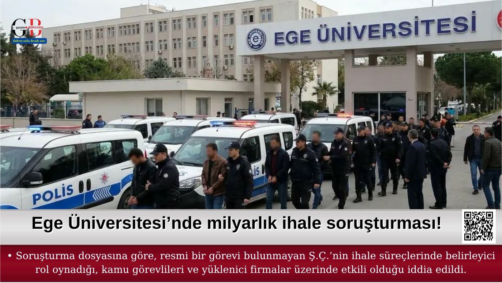 Ege Üniversitesi’nde milyarlık ihale soruşturması!