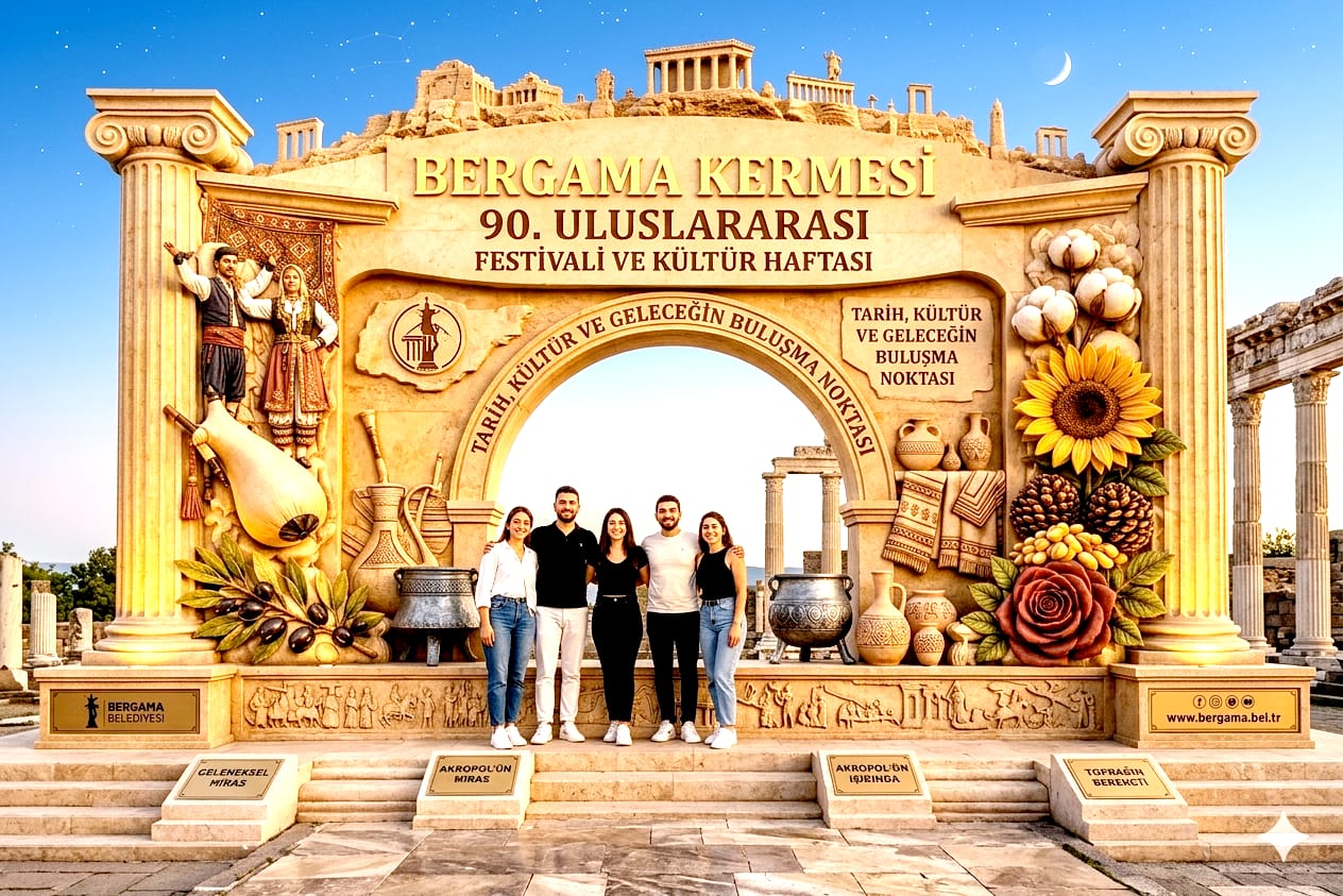 90. ULUSLARARASI BERGAMA KERMESİ KARDEŞ ŞEHİRLERLE DOSTLUK KÖPRÜSÜ OLMAYA DEVAM EDİYOR